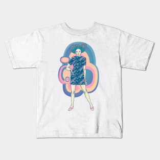 Twiggy purple Kids T-Shirt